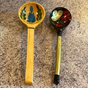 Hand-Painted Wooden Spoons Set